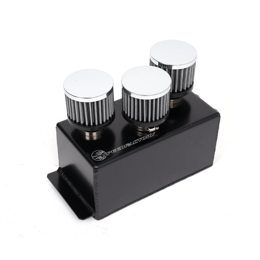 SpeedFactory 3-Filter Oil Catch Can for Civic/Integra