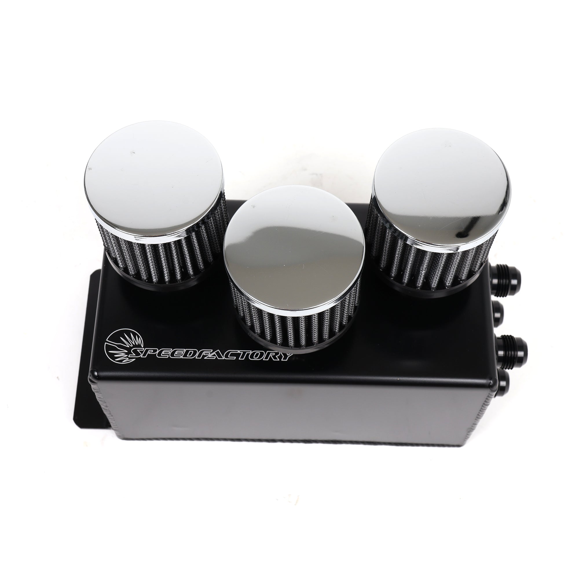 SpeedFactory 3-Filter Oil Catch Can for Civic/Integra · Hybrid Racing