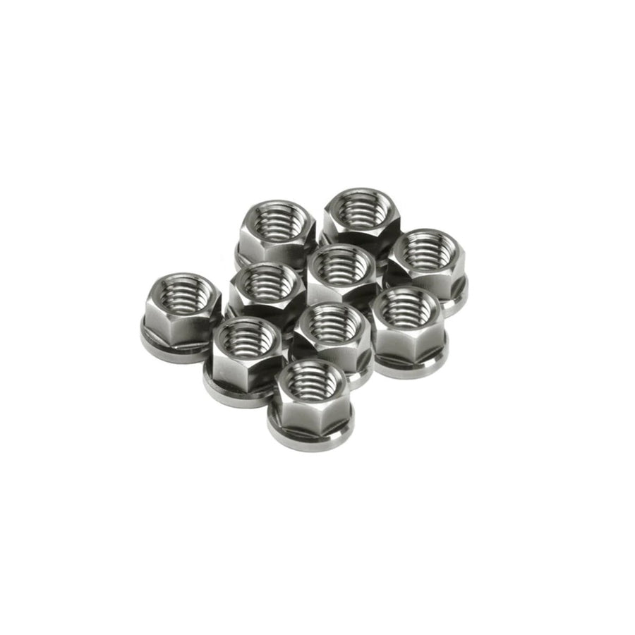 SpeedFactory Titanium 6pt Nuts M8x1.25 10 Pack
