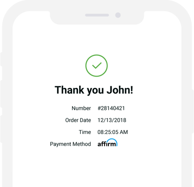 Affirm Checkout Step 3