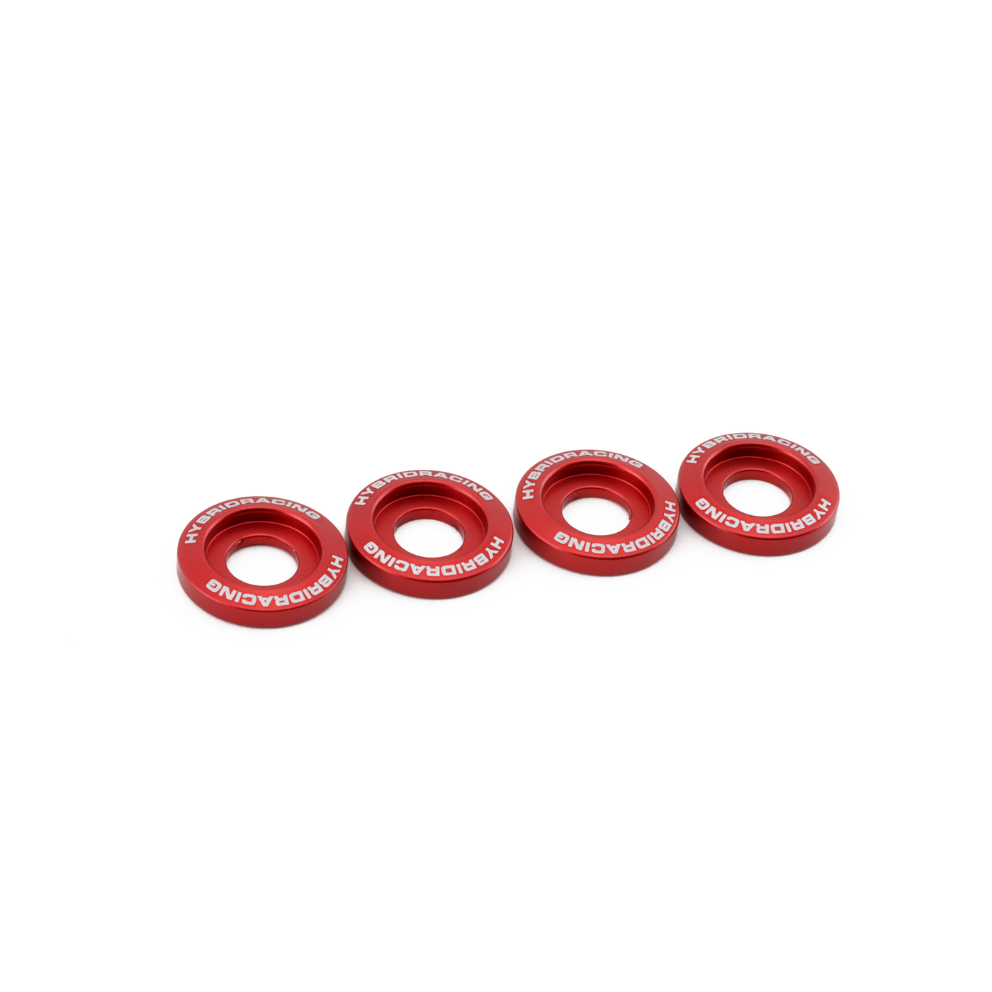 Hybrid Racing M8X1.25 Accessory Hardware Kit Red HYB-DWH-00-04