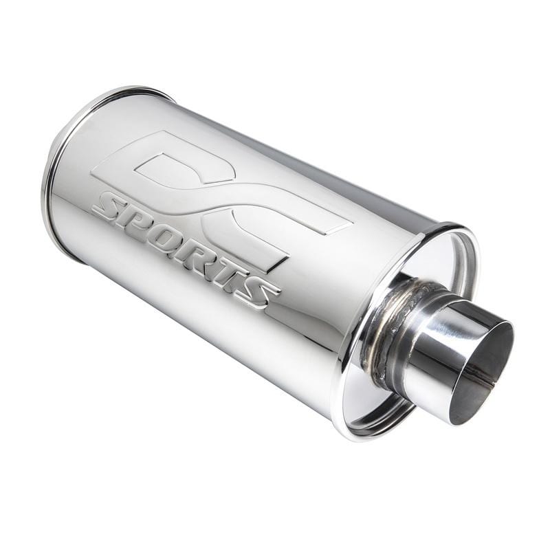 DC Sports Universal Round Muffler 2.5