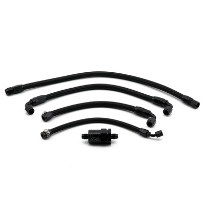 Hybrid Racing Tucked Fuel Line Kit