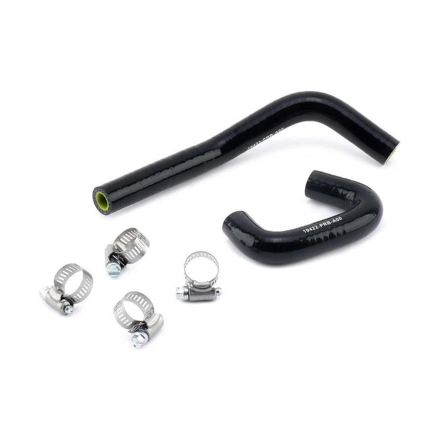 Hybrid Racing Silicone Oil Cooler Hoses (K-Swap & 02-06 Acura RSX) Black HYB-OCH-01-05