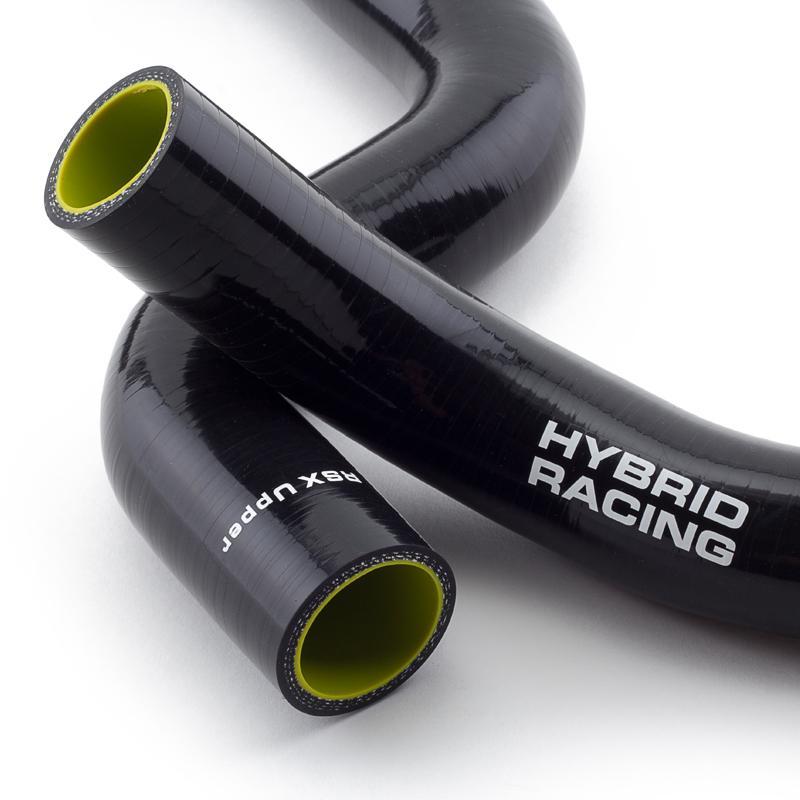 Hybrid Racing Silicone Radiator Hoses (02-06 Acura RSX & 02-05 Civic Si) Black HYB-RAH-01-18